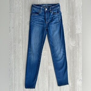 American Eagle High Rise Jegging Crop Size 0 Short